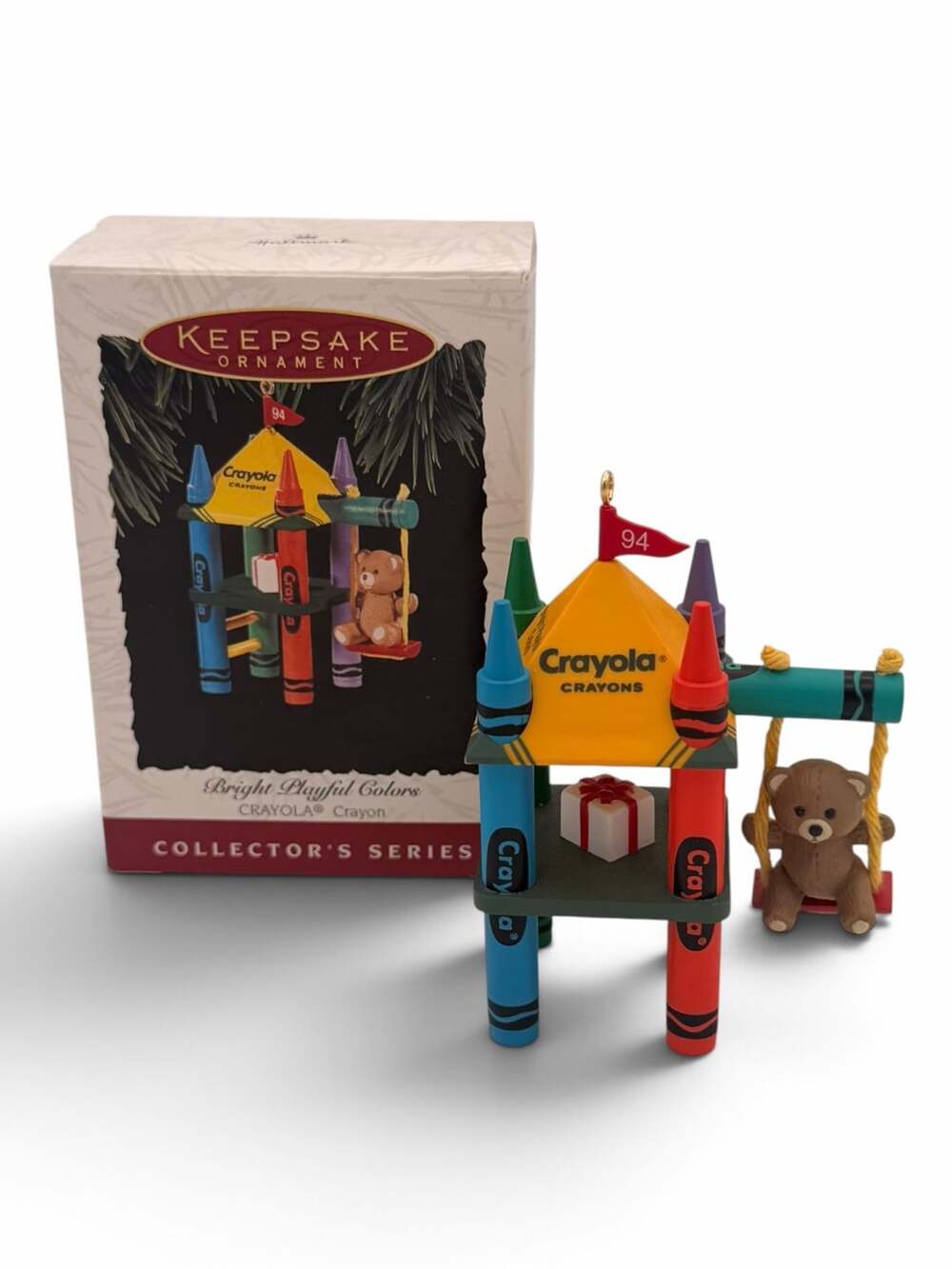 Hallmark Keepsake Ornament Bright Playful Colors Crayola 1994